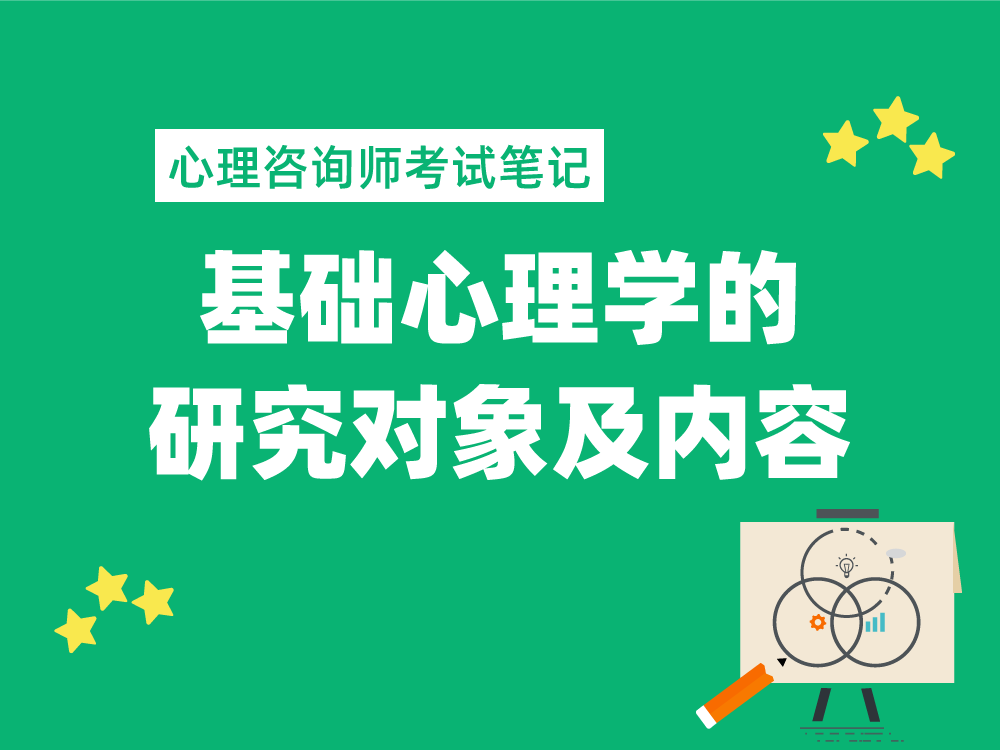 基础心理学的研究对象及内容|心理咨询师考试笔记1.1.1