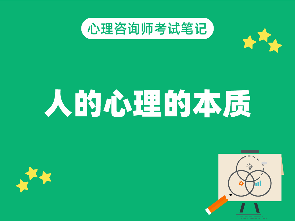 人的心理的本质|心理咨询师考试笔记1.1.2
