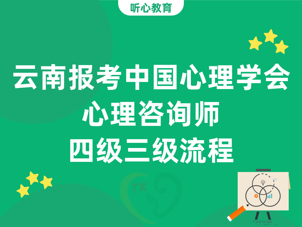 云南报考中国心理学会心理咨询师四级三级流程